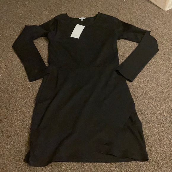 NWT Tobi long sleeve black mini dress - Picture 3 of 5